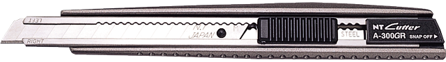 A-300GRP NT Cutter, Top Quality Metal Body Cutter, Aluminium Diecast Grip, Made in Japan
