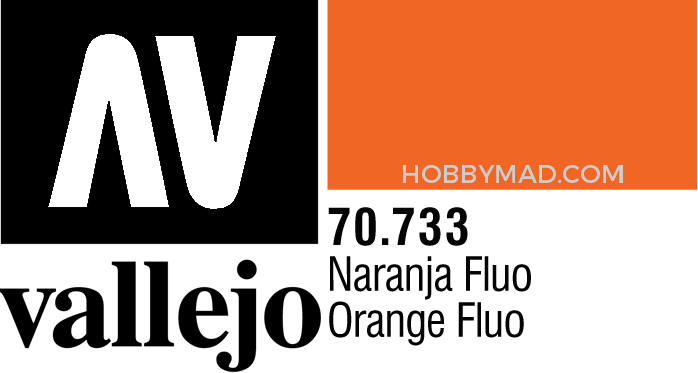 70733 Model Colour - Orange Fluo 17ml