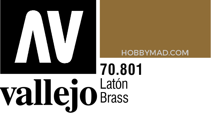 70801 Model Colour - Brass 17ml