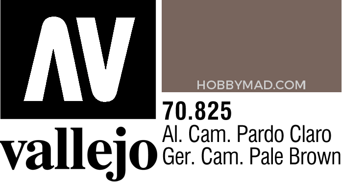 70825 Model Colour - German Cam.Pale Brown 17ml