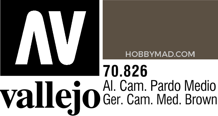 70826 Model Colour - German Cam.Med.Brown 17ml