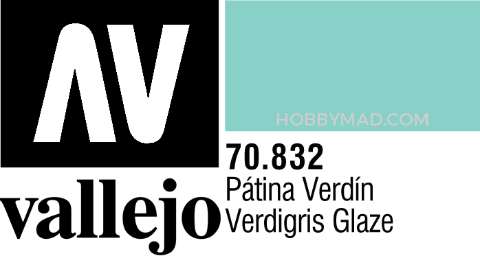 70832 Model Colour - Verdigris Glaze 17ml