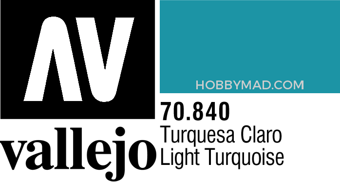 70840 Model Colour - Light Turquoise 17ml