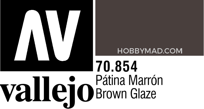 70854 Model Colour - Brown Glaze 17ml
