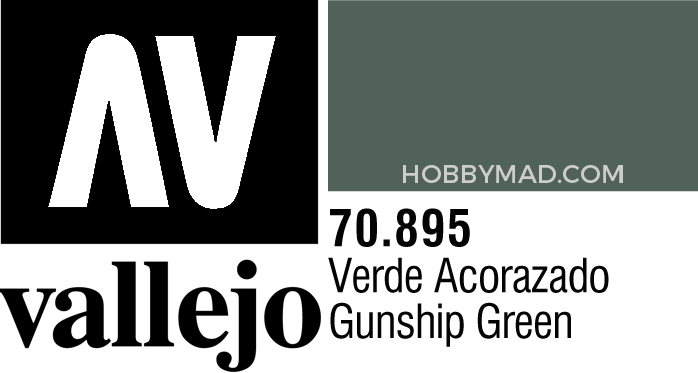 70895 Model Colour - Gunship Green 17ml