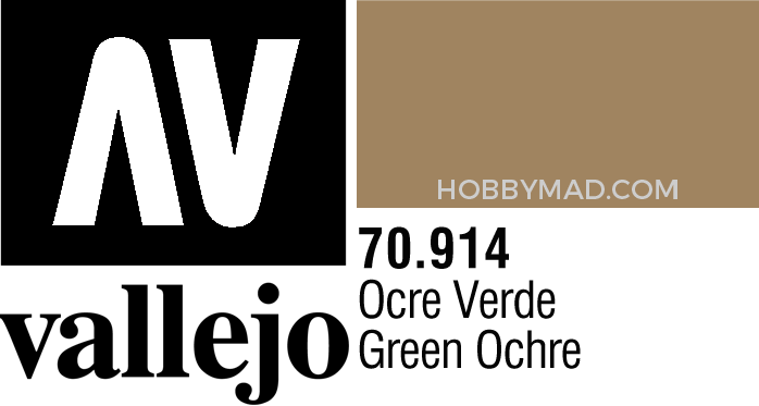 70914 Model Colour - Green Ochre 17ml