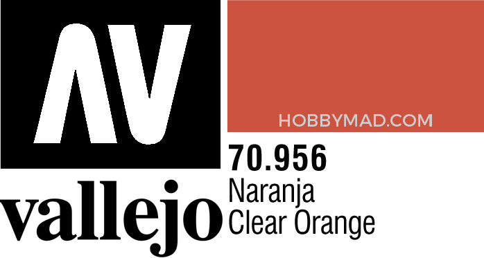 70956 Model Colour - Clear Orange 17ml