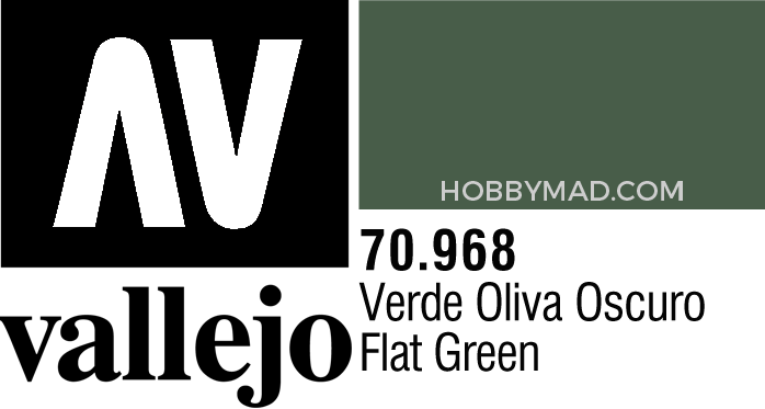 70968 Model Colour - Flat Green 17ml