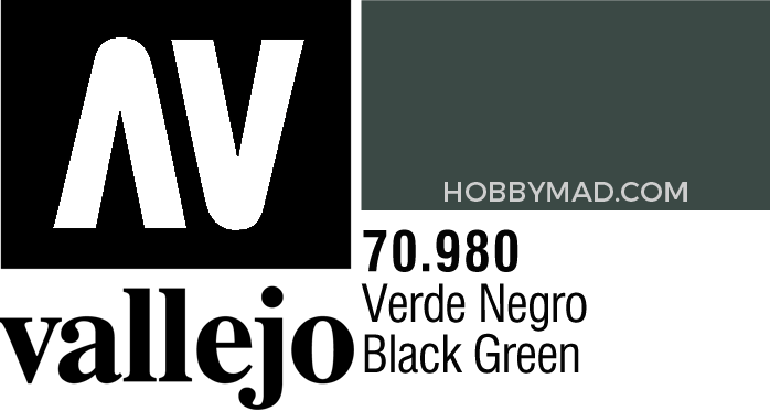 70980 Model Colour - Black Green 17ml