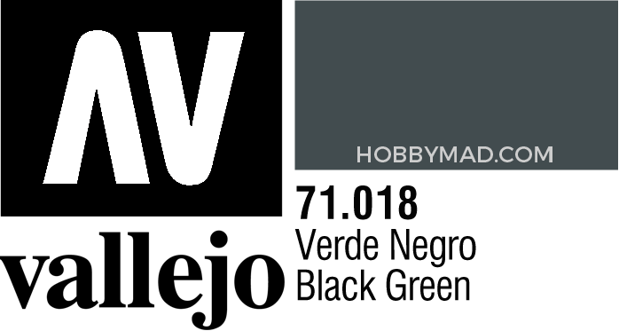 71018 Model Air - Camouflage Black Green 17ml