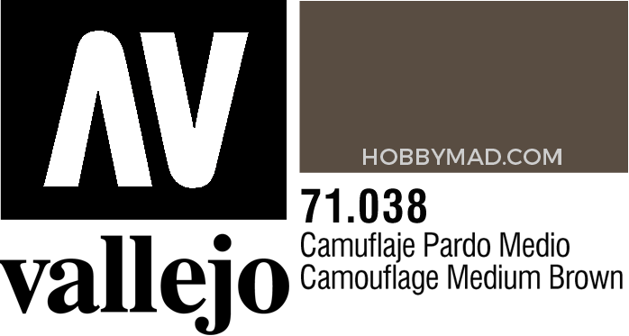 71038 Model Air - Camouflage Medium Brown 17ml