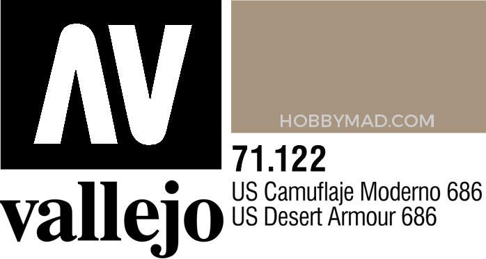 71122 Model Air - US Desert Armour 686 17ml