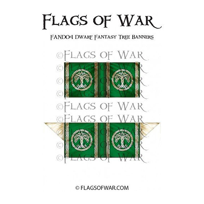 Dwarf Fantasy Tree Banners