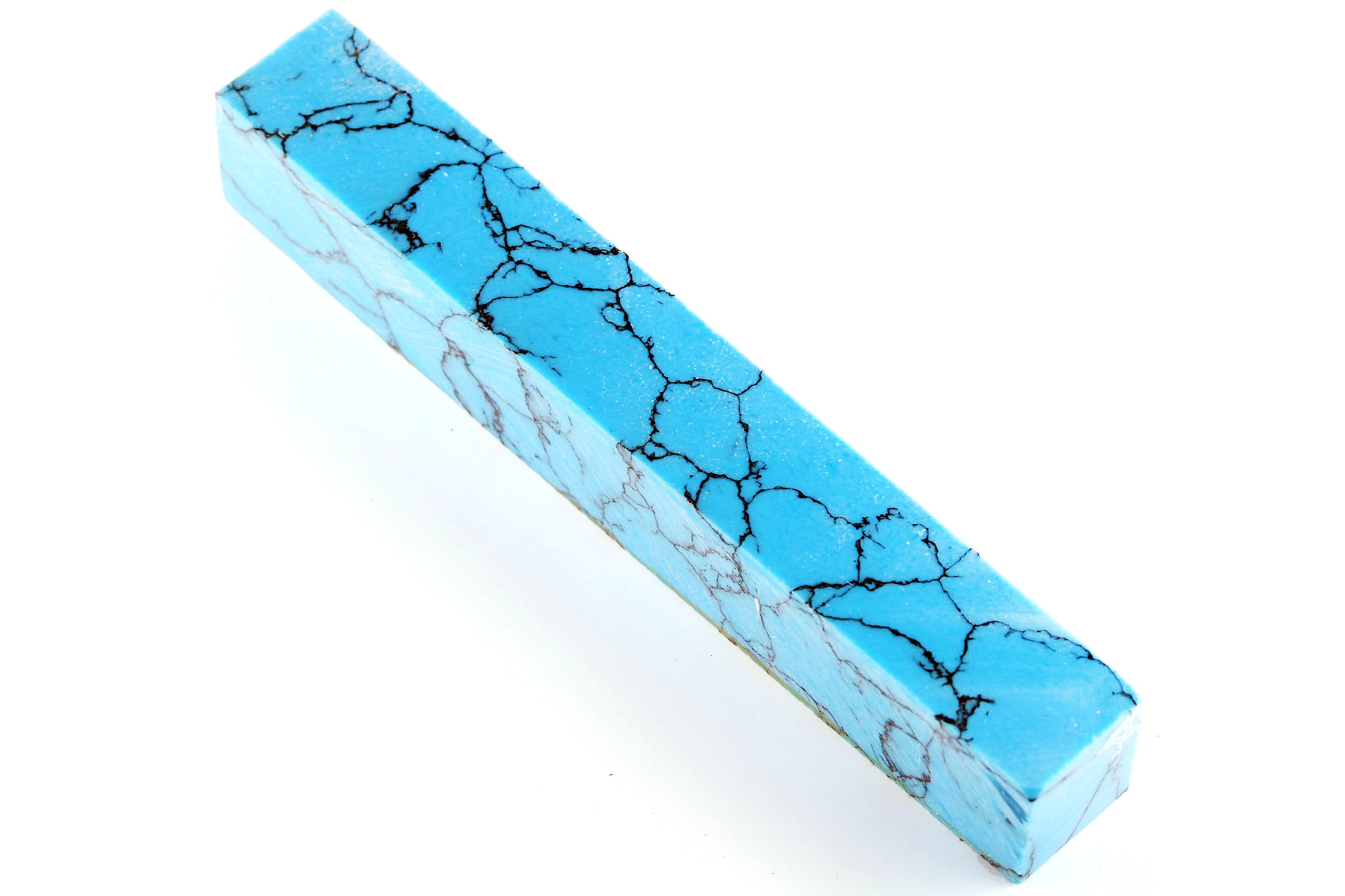 Trustone Pen Blank - Turquoise & Black Matrix