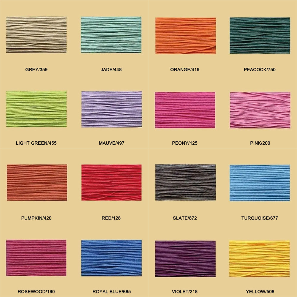WAXED CABLE LINEN THREAD, FIL AU CHINOIS, 632 (0.51MM), MAISON SAJOU