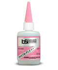 BSI Insta-Flex Flexible CLEAR Rubber Toughened Thin CA Glue (1 oz)