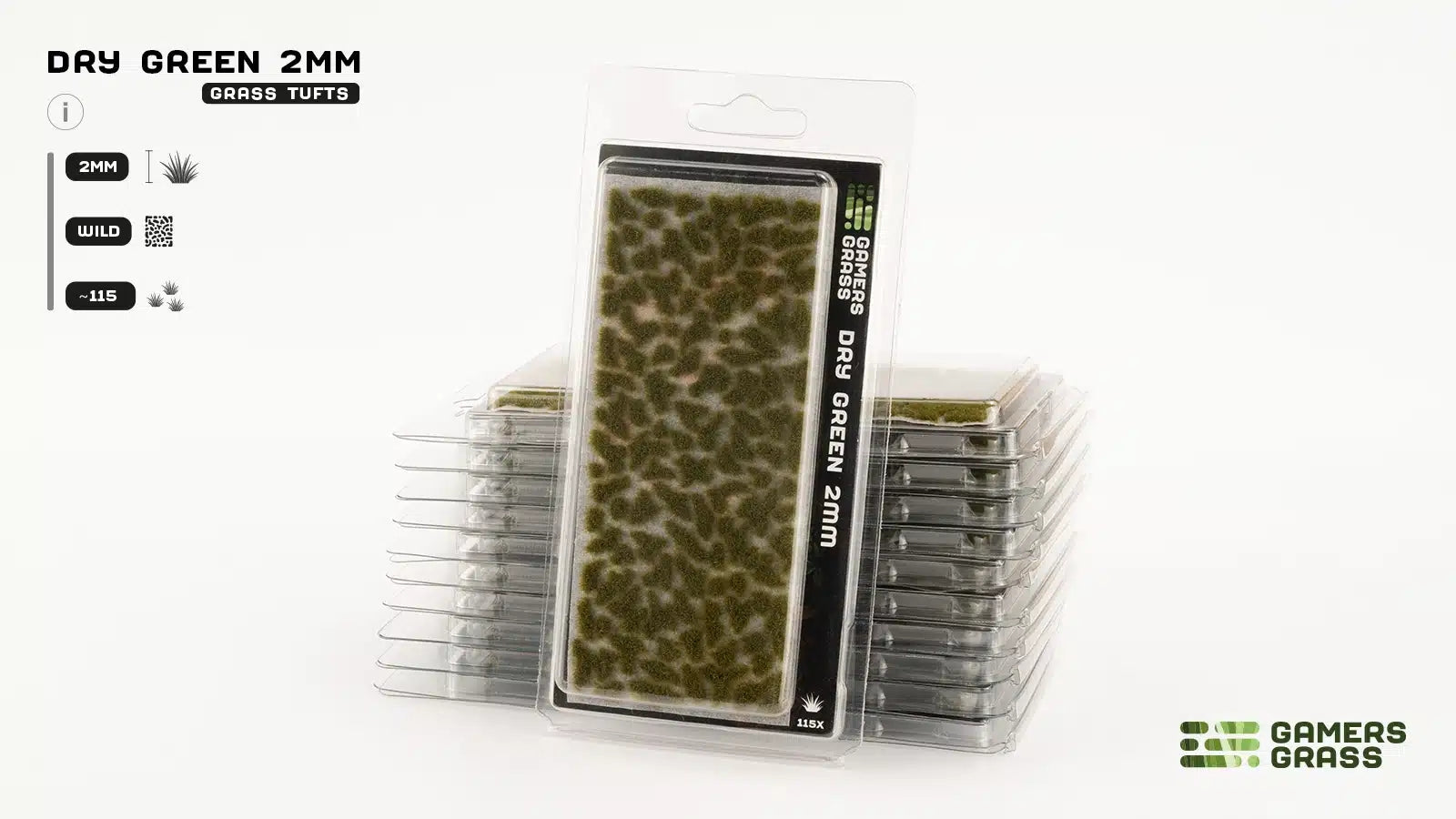 Dry Green Tufts, 2mm