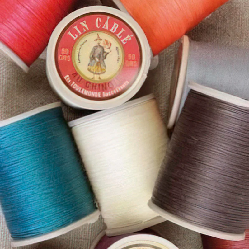 WAXED CABLE LINEN THREAD, FIL AU CHINOIS, 632 (0.51MM), MAISON SAJOU