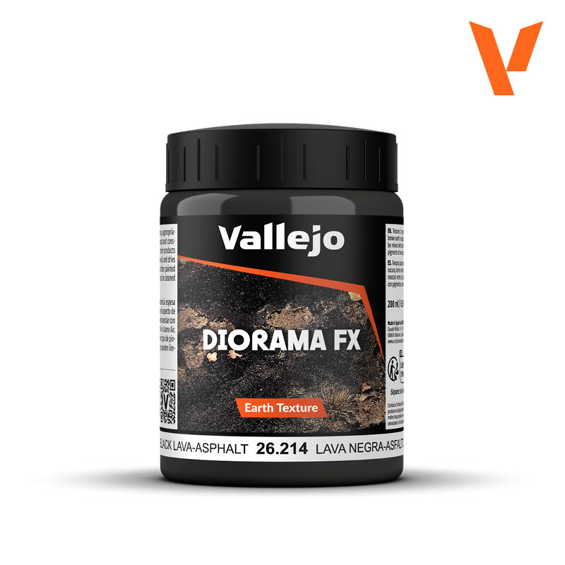 26214 Diorama Effects Earth Texture - Black Lava-Asphalt 200ml