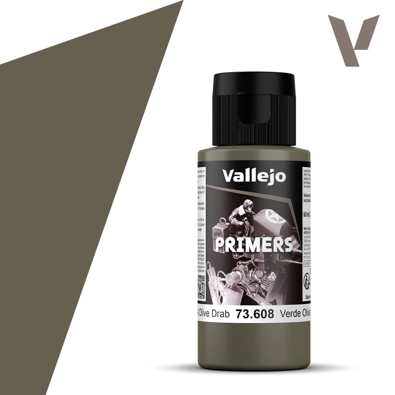 73608 Vallejo Surface Primer - U.S. Olive Drab, 60ml