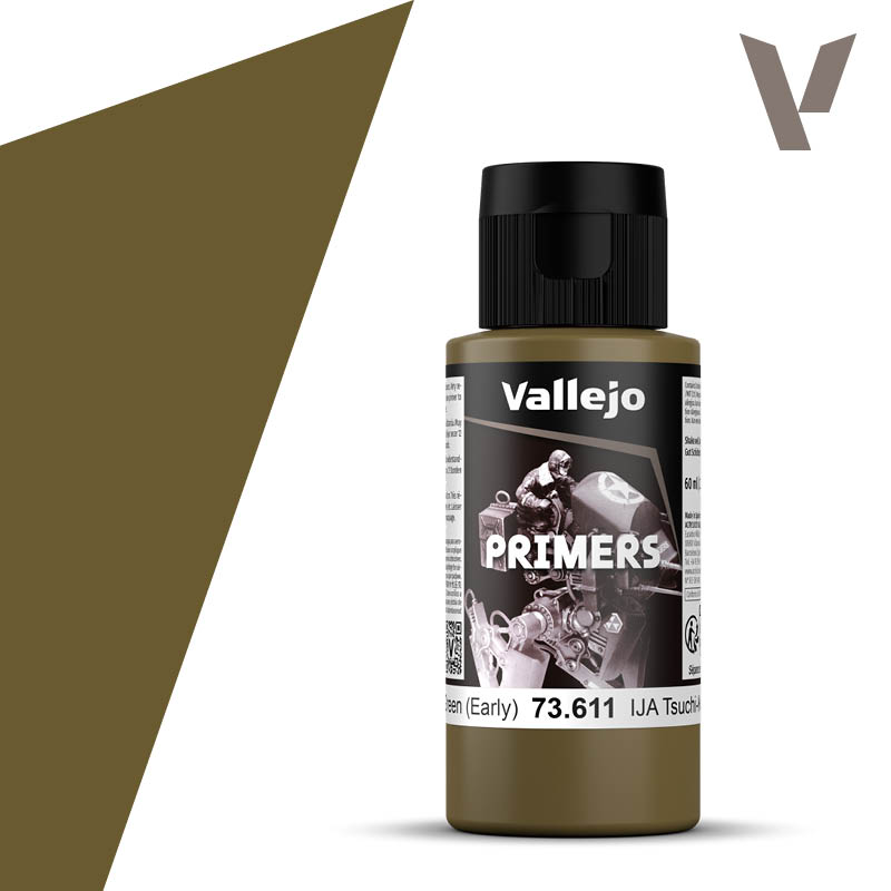 73611 Vallejo Surface Primer - IJA-Tsuchi-Kusa-IRO Earth Green (early), 60ml