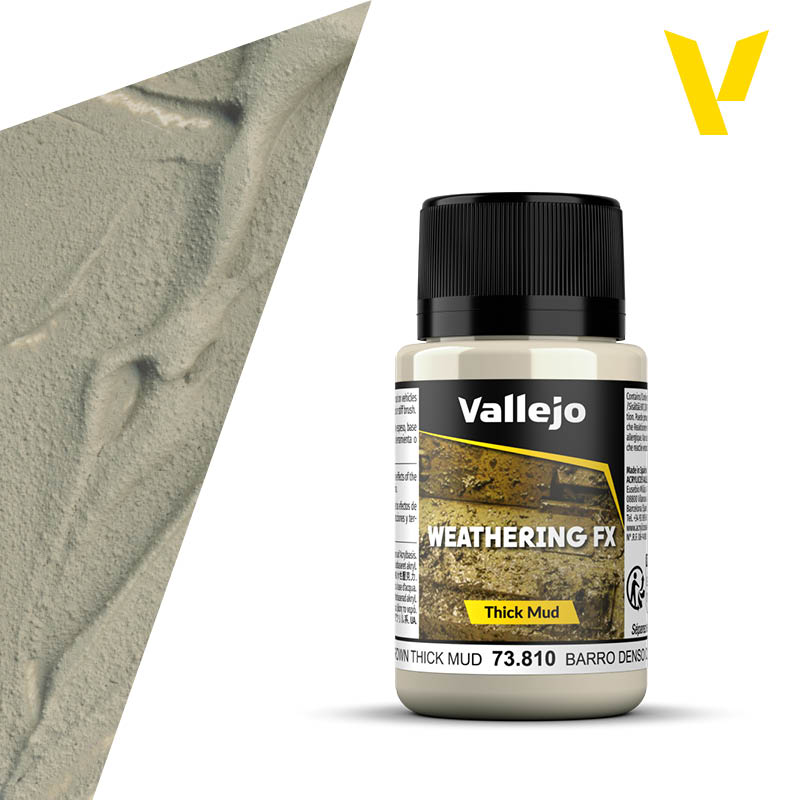 73810 Weathering Effects Thick Mud - Light Brown Thick Mud 40ml