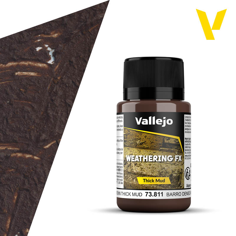 73811 Weathering Effects Thick Mud - Brown Thick Mud 40ml