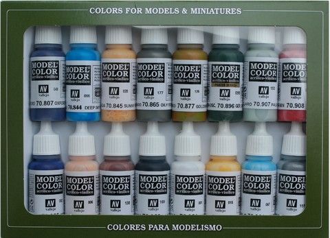 Vallejo Model Paint WWII American Armour & Infantry Set 17ml - 70203